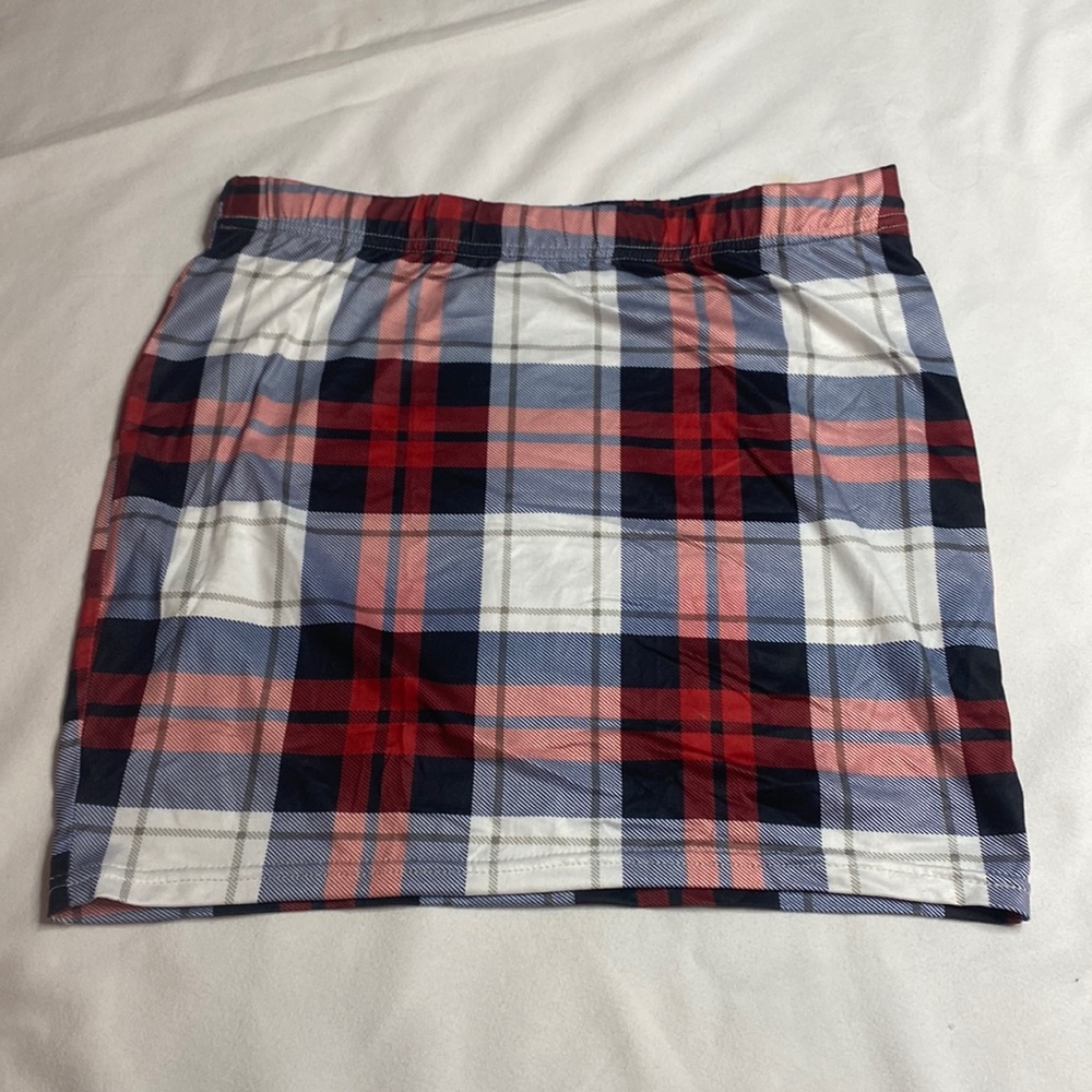 Plaid Mini Skirt